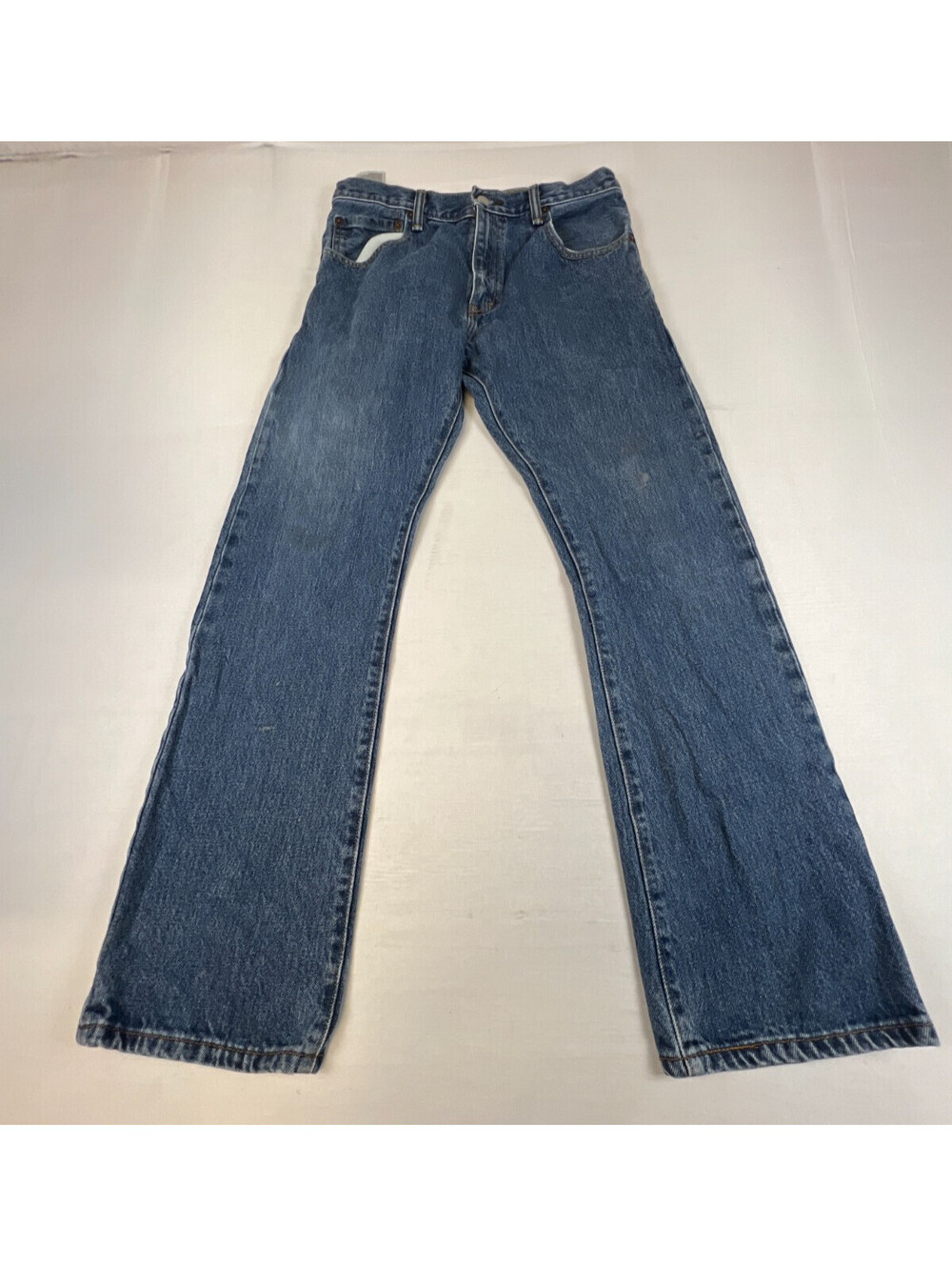 Levi's Men 31x30 517 Boot Cut Jeans Blue Denim Classic Fit Pants